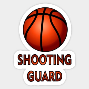 Basketball Shooting Guard Sticker